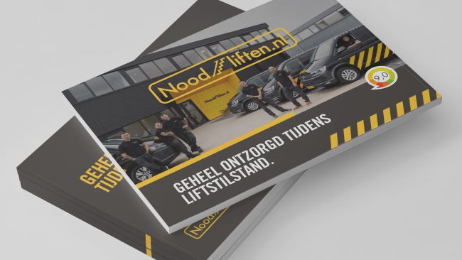 NOODLIFTEN.NL | Ontwerp huisstijl en brochure